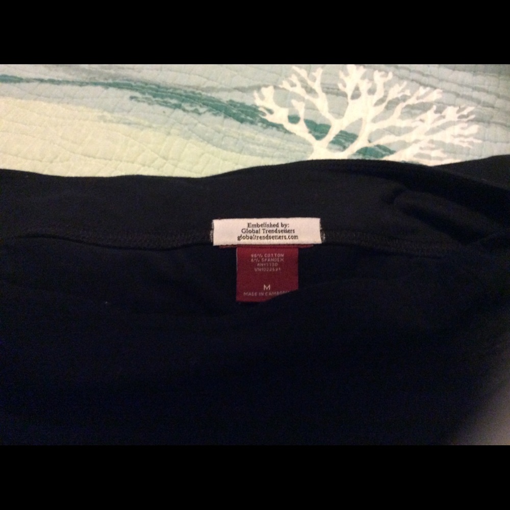 EUC Embroidered Cherry Blossom Mini Skirt M - Picture 3 of 3